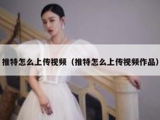 推特怎么上传视频（推特怎么上传视频作品）