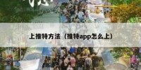 上推特方法（推特app怎么上）