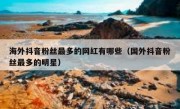 海外抖音粉丝最多的网红有哪些（国外抖音粉丝最多的明星）