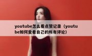 youtube怎么看点赞记录（youtube如何查看自己的所有评论）