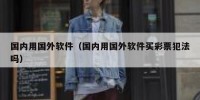 国内用国外软件（国内用国外软件买彩票犯法吗）