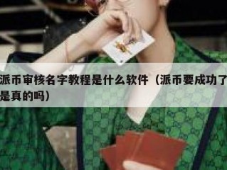 派币审核名字教程是什么软件（派币要成功了是真的吗）