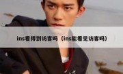 ins看得到访客吗（ins能看见访客吗）