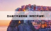 怎么能打开油管网站（如何打开油管）