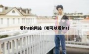 看ins的网站（哪可以看ins）