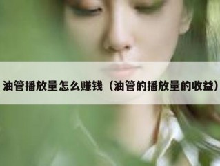 油管播放量怎么赚钱（油管的播放量的收益）