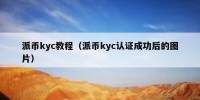 派币kyc教程（派币kyc认证成功后的图片）