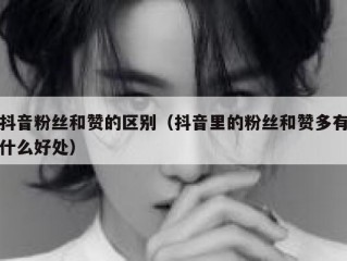 抖音粉丝和赞的区别（抖音里的粉丝和赞多有什么好处）