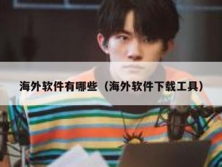 海外软件有哪些（海外软件下载工具）