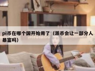 pi币在哪个国开始用了（派币会让一部分人暴富吗）