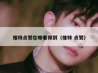 推特点赞在哪看得到（推特 点赞）