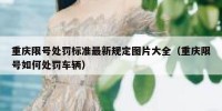 重庆限号处罚标准最新规定图片大全（重庆限号如何处罚车辆）