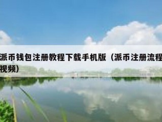 派币钱包注册教程下载手机版（派币注册流程视频）