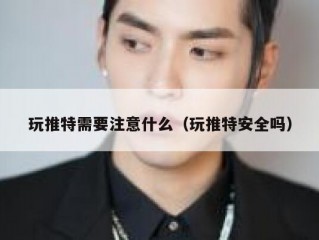 玩推特需要注意什么（玩推特安全吗）