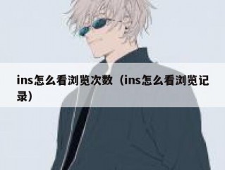 ins怎么看浏览次数（ins怎么看浏览记录）