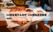 ins粉丝是什么软件（ins粉丝具体数量app）