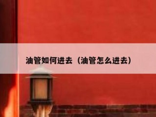 油管如何进去（油管怎么进去）