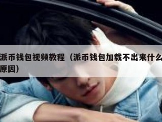 派币钱包视频教程（派币钱包加载不出来什么原因）