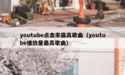 youtube点击率最高歌曲（youtube播放量最高歌曲）