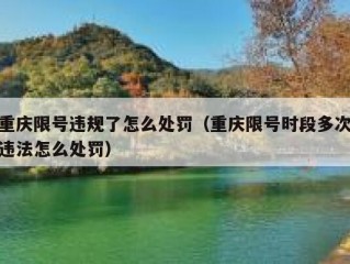 重庆限号违规了怎么处罚（重庆限号时段多次违法怎么处罚）