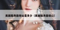 美国服务器地址是多少（美国服务器端口）