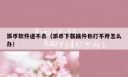 派币软件进不去（派币下载插件也打不开怎么办）