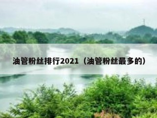 油管粉丝排行2021（油管粉丝最多的）