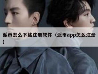 派币怎么下载注册软件（派币app怎么注册）