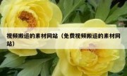 视频搬运的素材网站（免费视频搬运的素材网站）