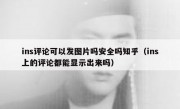 ins评论可以发图片吗安全吗知乎（ins上的评论都能显示出来吗）