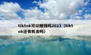 tiktok可以赚钱吗2023（tiktok还有机会吗）