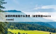 油管的频道是什么意思（油管频道macro room）