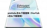 youtube怎么下载视频（YouTube怎么下载视频）