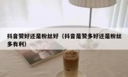 抖音赞好还是粉丝好（抖音是赞多好还是粉丝多有利）