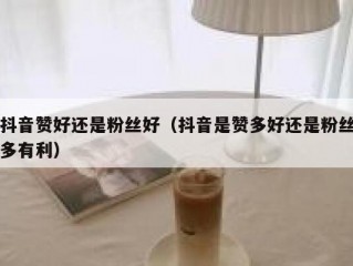 抖音赞好还是粉丝好（抖音是赞多好还是粉丝多有利）