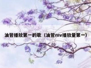 油管播放第一的歌（油管mv播放量第一）