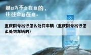 重庆限号出行怎么处罚车辆（重庆限号出行怎么处罚车辆的）