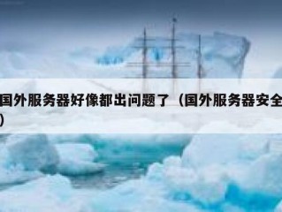国外服务器好像都出问题了（国外服务器安全）