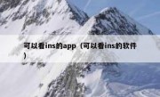 可以看ins的app（可以看ins的软件）