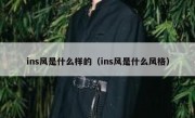 ins风是什么样的（ins风是什么风格）