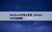 facebook市场占有率（facebook行业规模）