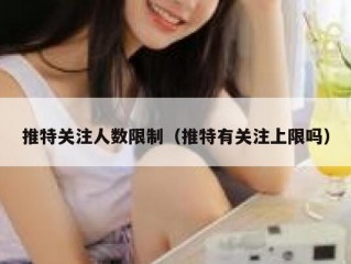 推特关注人数限制（推特有关注上限吗）