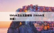 tiktok怎么流量赚钱（tiktok买流量）