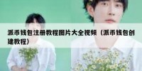 派币钱包注册教程图片大全视频（派币钱包创建教程）