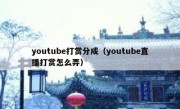 youtube打赏分成（youtube直播打赏怎么弄）