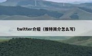 twitter介绍（推特简介怎么写）