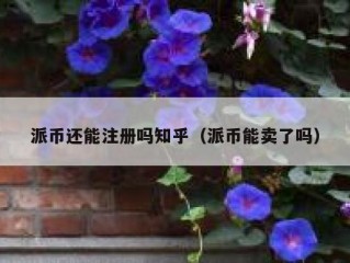 派币还能注册吗知乎（派币能卖了吗）