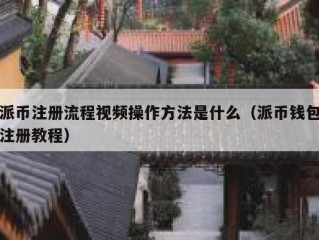 派币注册流程视频操作方法是什么（派币钱包注册教程）