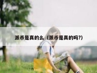 派币是真的么（派币是真的吗?）