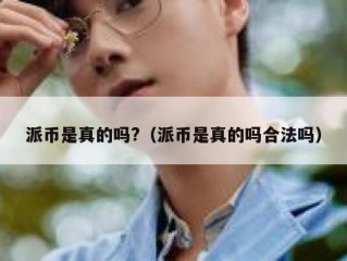 派币是真的吗?（派币是真的吗合法吗）